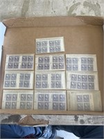 1938 Thomas Jefferson Plate Block Stamp Lot