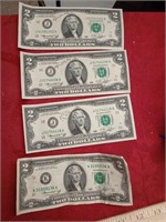 For 1976 $2 bills some are written on