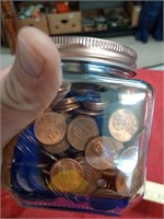 Assortment of pennies