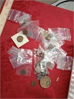Miscellaneous coins mostly wheat pennies and