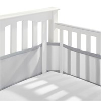 Classic Mesh Crib Liner (Solid) white