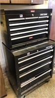 Craftsman 2pc tool chest on rollers (black)