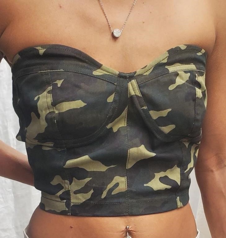 Camo Tube Top