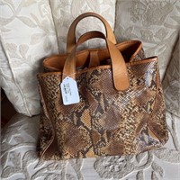 Snake Skin Bag Made in Italy