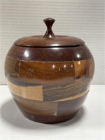 Lidded Wooden Bowl