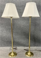 Rare 2 Virginia Metalcrafters Floor Lamps