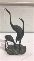 Brass Stork Statue K15A