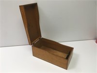 Oak Dovetailed File Box
