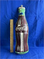 Vintage Metal Coca-cola Wall Thermometer