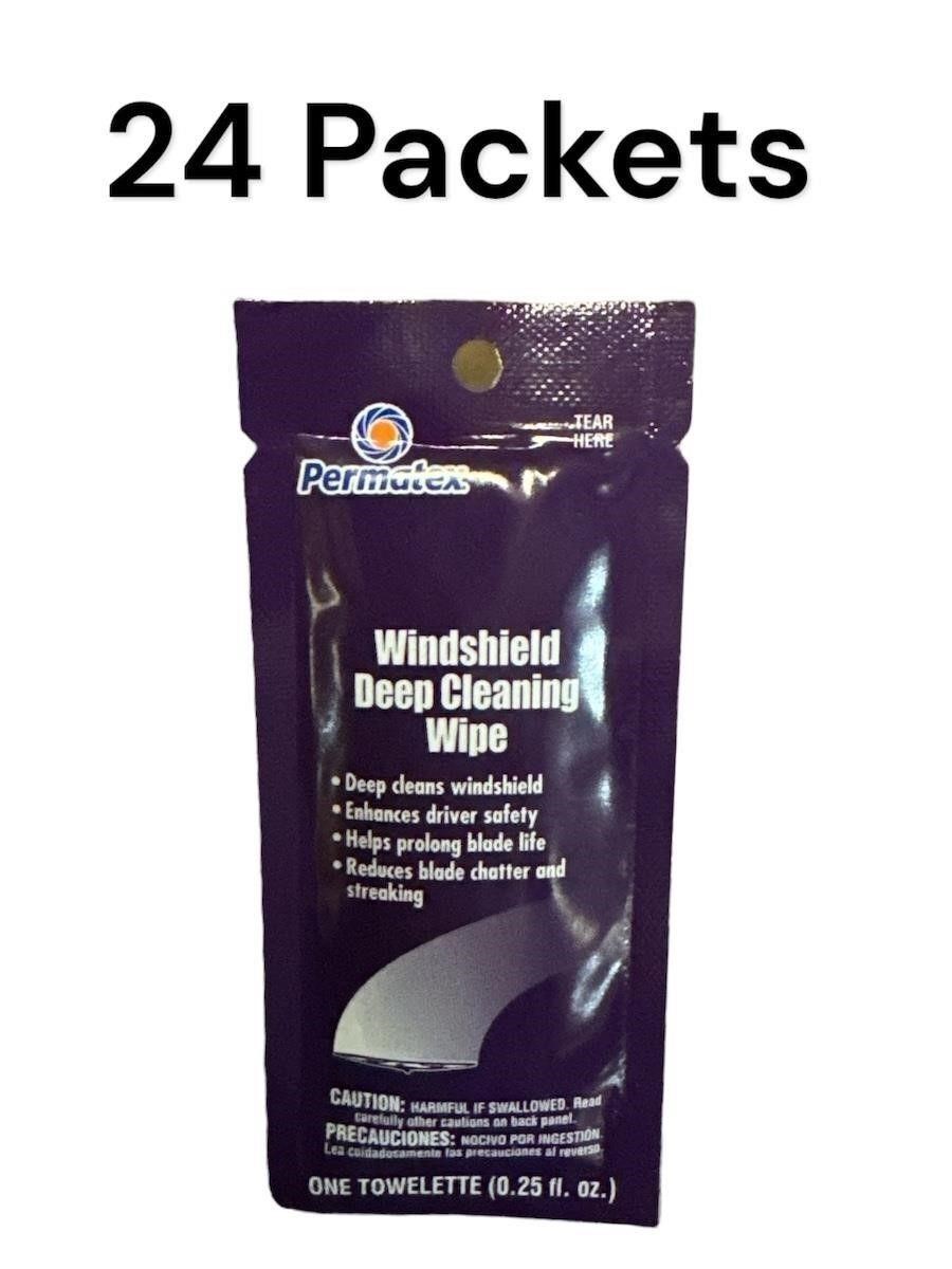$50  24 PC Permatex Windshield Deep Cleaning Wipes