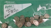 50 silver dimes