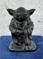 Carved Obsidian Yoda Star Wars Figure