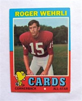 1971 Topps Roger Wehrli HOF Card #188