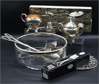 Silver-plate Servingware & Serving Bowl