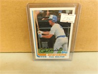 1981 Topps Paul Molitor #195 Card