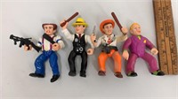 Vintage Dick Tracy figures- approx 4.25” tall- by