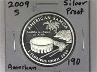 2009-S Silver Samoa Proof Quarter