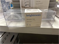 Brightroom stackable trays 3 ct