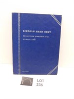 LINCOLN HEAD CENTS COLLECTION BOOK 1941 AS SHOWN