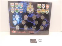 CANADA 1999 MONTH COIN SET