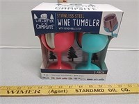NEW Stainless Steel Wine Tumblers