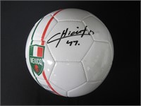 Javier Hernandez Signed Soccer Ball Heritage COA