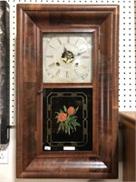 UNKNOWN WEIGHTED PENDULUM WALL CLOCK