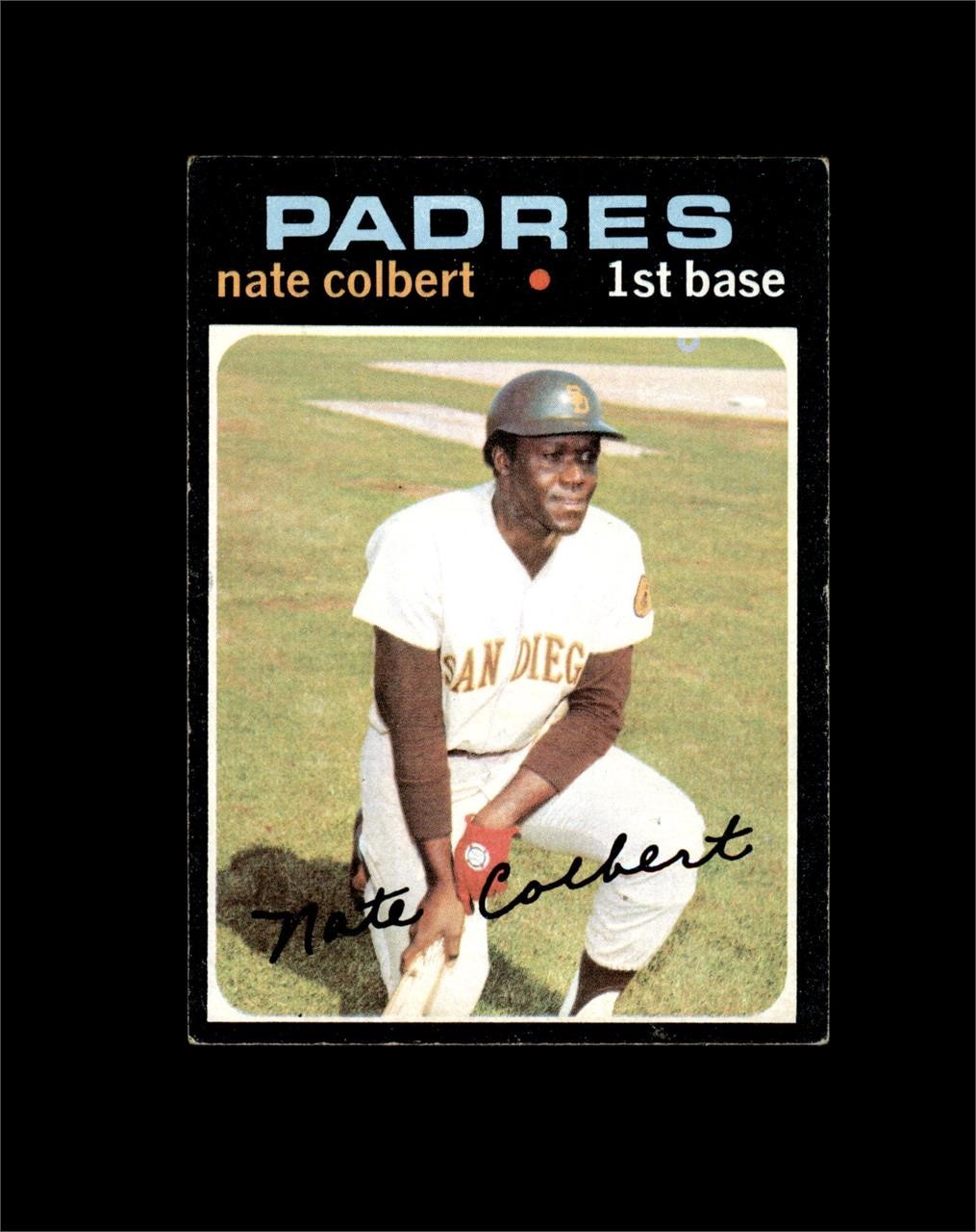 1971 Topps #235 Nate Colbert EX to EX-MT+