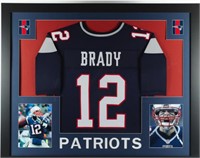 Framed Tom Brady Jersey