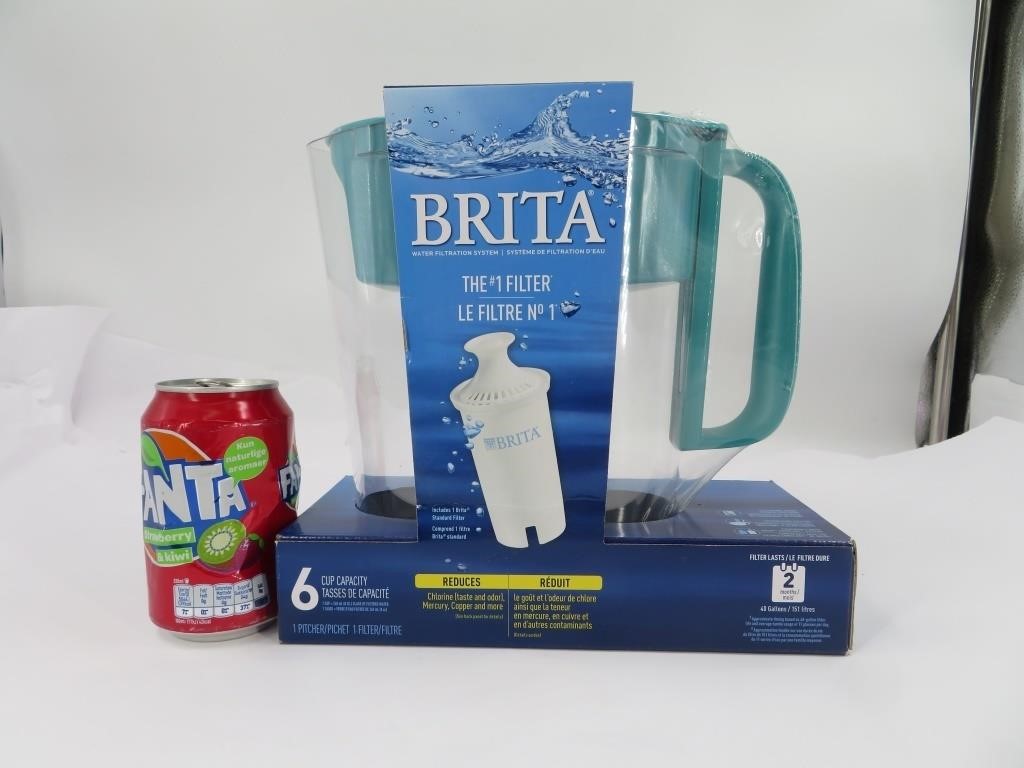 Pichet 6 tasses neuf, BRITA