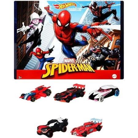 Hot Wheels Spider-Man Character Cars 5 Pack