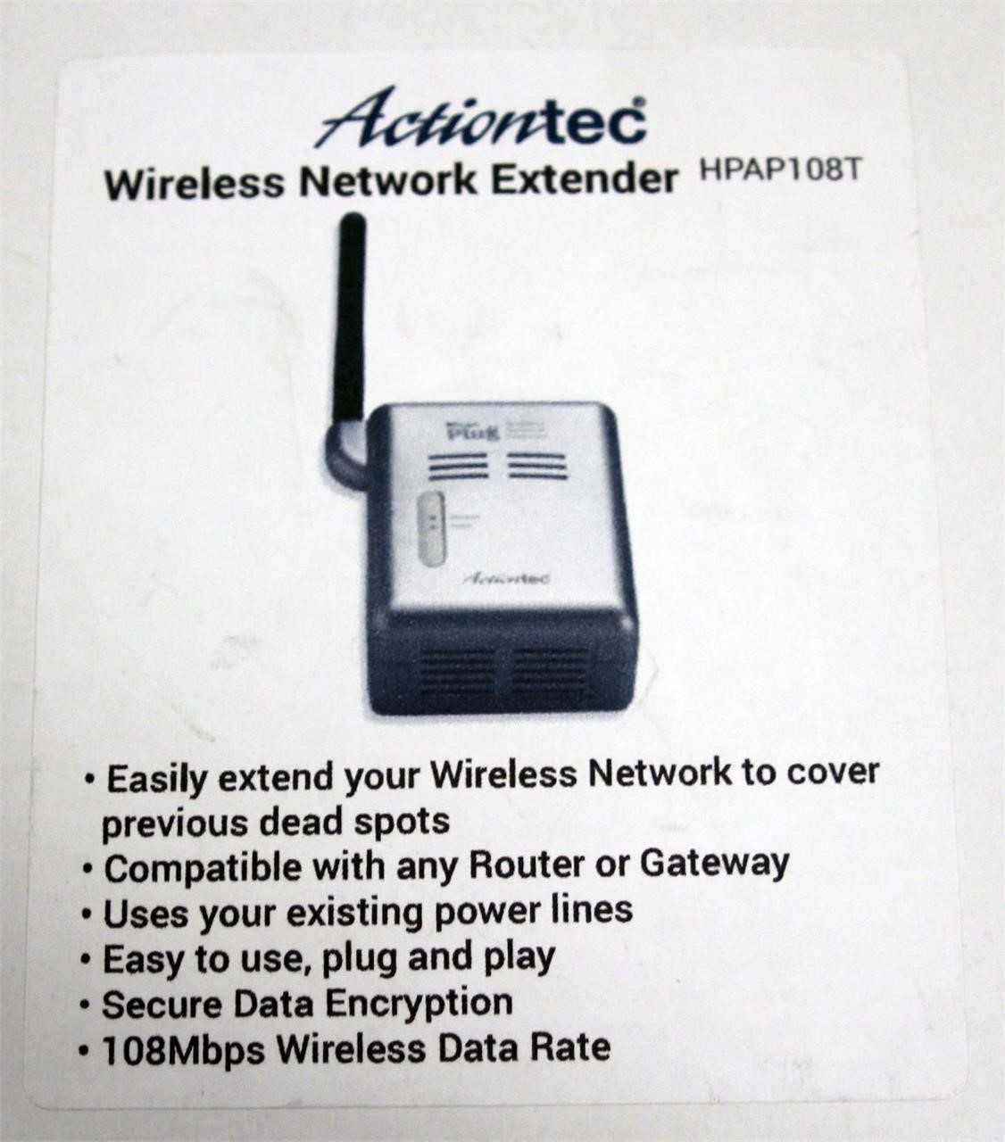 Actiontec Wireless Network Extender 108Mbps