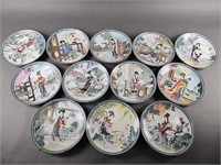 1980s Imperial Jingdezhen Porcelain Plates