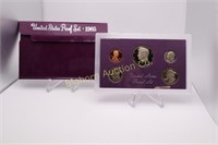 1985 US Proof Coin Set: 5 Coins in lot