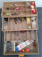 My buddy tackle master box with lovely contents,