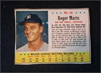 1963 Post Cereal Roger Maris #16