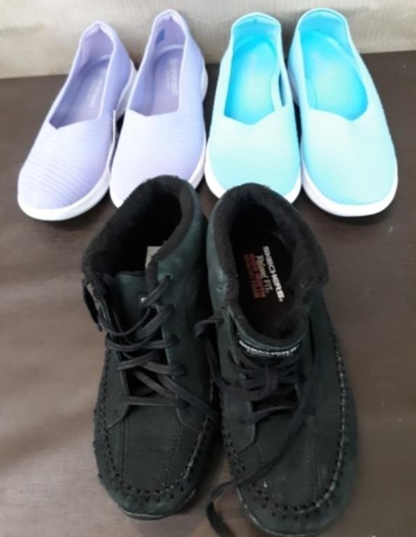 3 Pairs Ladies Shoes- Size 7 & 40