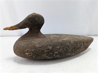 Vintage Hand-Carved Duck Decoy