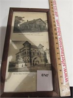 Framed Fort Dodge Photos of Old Post Offices