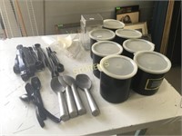 Food Containers, Tongs, Scoops, Etc.