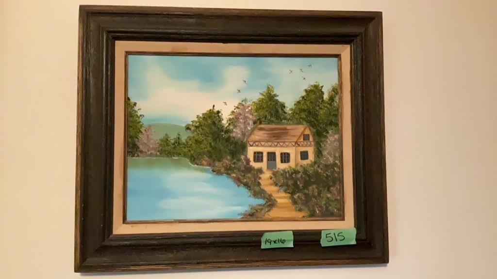 Canvas Oil Painting signed