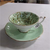 PARAGON FLOWERED CHINA CUP & SAUCER