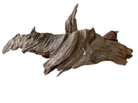 Natural Manzanita Driftwood Sculpture - Large Aqua