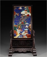 Qing Dynasty lapis lazis embedded eight treasures