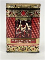 Rare American Blend Austrian Tobacco Pocket Tin