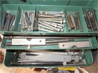 Metal Toolbox with Outboard/Marine Contents