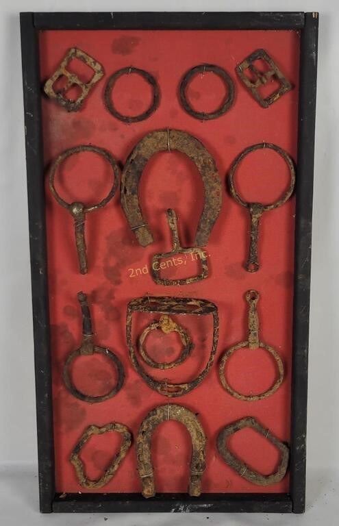 Civil War Relics - Harness Rings, Buckles