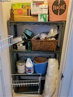 Contents of Utility Rm Closet