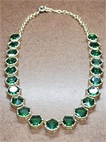 Fall Equinox Emerald Style Necklace