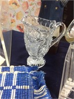 Cut crystal creamer